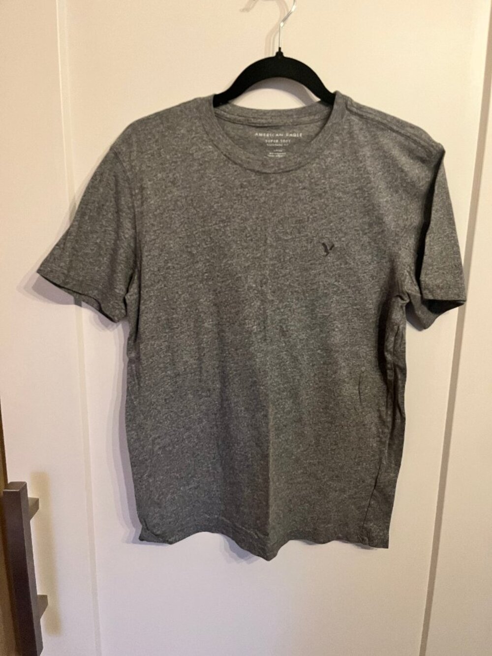 American Eagle Super Soft Tee Shirt Mens S Gray